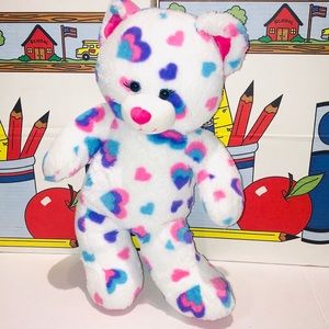White Bear Hearts & Hugs Bear Build A Bear